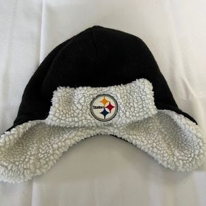 3 for $12, Steelers NFL Winter Hat, Fleece lined, ear flaps, OS